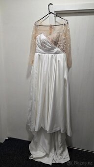 Svatební šaty (velikost L) - 3