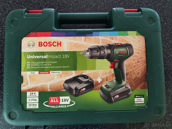 BOSCH  Aku dvourychlostní kombinovaná vrtačka s příklepem - 3
