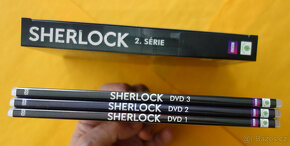 3 DVDset: Sherlock /2. série 2011/NEPOUŽITÉ,NEHRANÉ 100%stav - 3