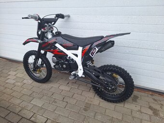 dirtbike pitbike 125ccm KXD 612 17/14 - červená (el.start) - 3