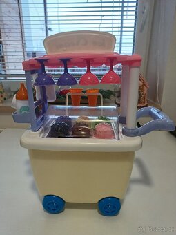 Dětský zmrzlinářský vozík s doplňky - 3