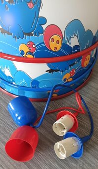 DĚTSKÝ LUSTR  - ČERVENÝ nebo HNĚDÝ TULEŇ - 3