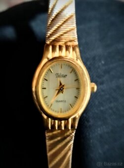 Elegantní dámské hodinky zlatá Quartz 22g - 3