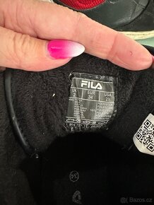 Vyteplené kotníčkové tenisky Fila vel. 34 - 3