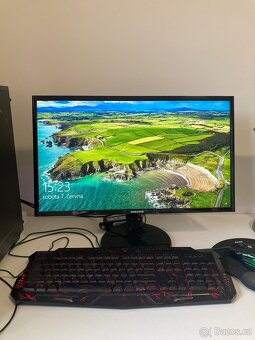 Herní PC + 24" monitor + klávesnice + myš – RYCHLÝ SSD, 16 - 3