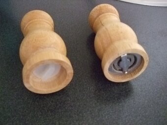 BAMBUSOVÁ SLÁNKA a PEPŘENKA + DŘEVĚNÝ TÁCEK - 3