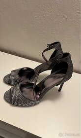 dámské třpytivé sandálky vel. 43 - 3