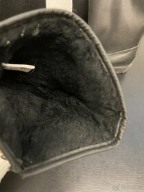 Zateplené gumáky holinky nové kožené - 3