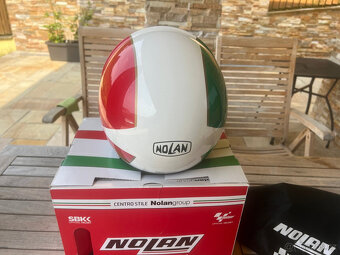 Helma Jet Nolan N21 Tricolore 31 Metal White S - 3