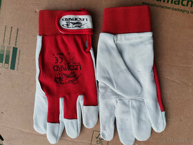 Pracovní rukavice kůže a bavlna - 3