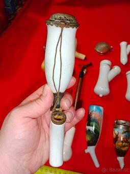 Fajfky porcelánové, Krakonoš, dřevěné atd. - 3