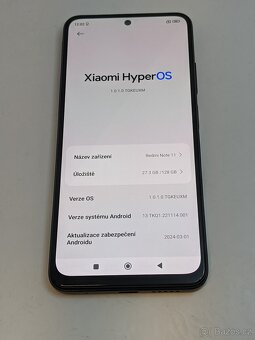 Xiaomi Redmi Note 11 4/128 black. Záruka 6 měsíců. - 3