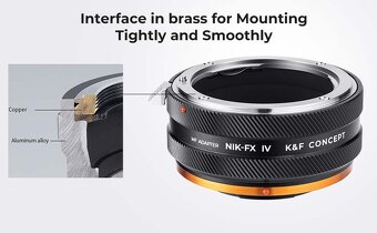 Adaptér pro SONY E-mount NEX K&F Concept -Super cena Nové - 3