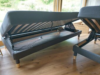 Sedačka Flottebo Ikea - 1 díl 120x200 cm šedá - 3