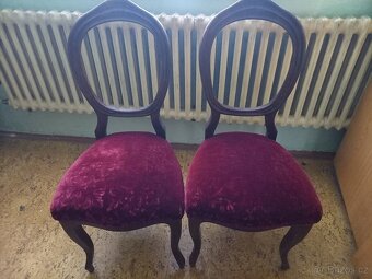 Starožitná židle Biedermeier - 3