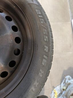 Kola ford 215x55 R16, plechové disky 5x108 - 3