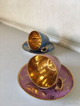 Porcelánové hrnečky s talířky - 3