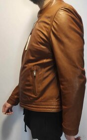 Kožená panská bunda vel.56 - 3