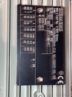 Prodám nový Elektromotor SIEMENS 1,5kW,1410ot - 3