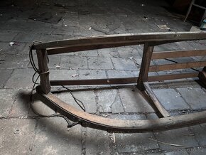 Retro sáňky, nálezový stav - 3
