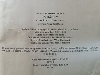 K.J. Erben pohádky. - 3