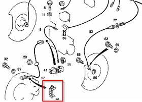 držák ABS kabelu 1265464243 - 3