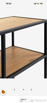 Regál policový kov dub TRAPPEDAL 7 polic - 3