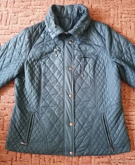 Dámská šedo-zelená bunda - 3