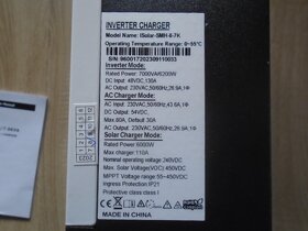 solarní hybridní měnič  7KW/48V - 3