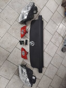 Vw B6 světla, roleta kufru,maska. - 3