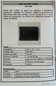 LK80 LED vnitřní blikač s bzučákem - 3