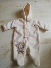 Huňatá kombinézka pro malého medvídka. 3-6m. - 3