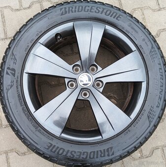 Originál alu sada disků Škoda Superb III 5x112 R17 Triton - 3