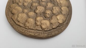 Medaile - Lidice , památka zavražděných dětí - 3