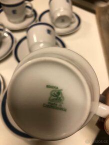 Retro stará kávová souprava Bohemia Made in Czechoslovakia - 3
