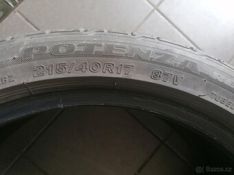 Letní pneu 215/40 R17 215/40/17 Bridgestone - 3