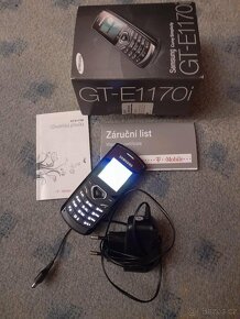 Telefon - Samsung GT E1170i + veškeré příslušenství - NOVÝ - 3