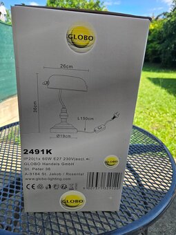 GLOBO 2491K ANTIQUE stolní lampička - 3