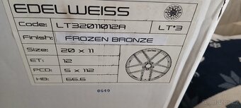Exkluzivní kola Edelweiss 20", 5x112 - 3