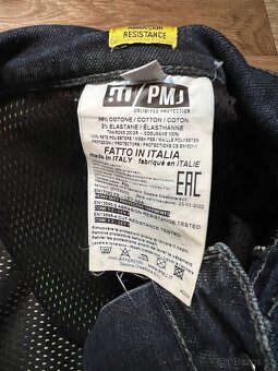 Motorkářské kalhoty - kevlarové džíny na motorku PMJ - 3