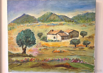 Obrazy na plátně, naivní umění - 3