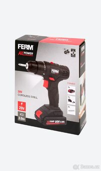 Aku Vrtačka- šroubovák FERM 20V - 3