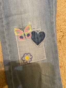 Dívčí džíny s laclem 6-7 let - 3