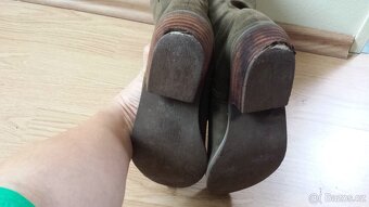 DÍVČÍ SEMIŠOVÉ KOZAČKY vel. 36 - 3