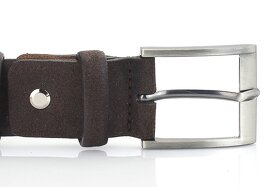 Pánský kožený opasek M3521 o šířce 3,5 cm - 3
