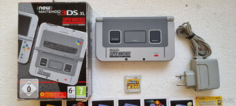 NEW Nintendo 3DS limitovaná edice Super Nintendo SNES+MARIO - 3
