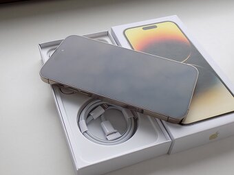 APPLE iPhone 14 Pro MAX 128GB Gold - ZÁRUKA - TOP STAV - 3
