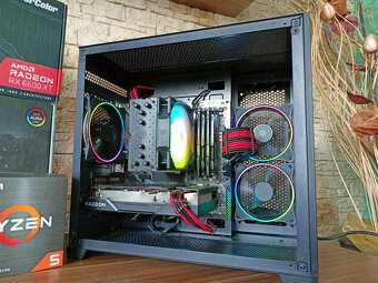 🚀 HERNÍ PC RYZEN 5 5600X, 32GB RAM, RX 6600 XT, SSD M2 🚀 - 3