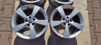Alu kola originál Škoda Rapid 5x100 7x16 ET46 5JA 601 025 A - 3
