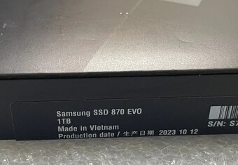 Nový SSD disk Samsung 870 EVO 1TB - 3